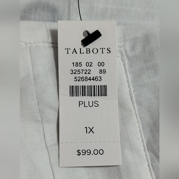 New Talbots Polka Dots Sleeveless Top /  Size 1X / 70% Off - Picture 5 of 12